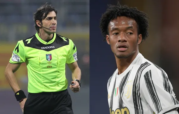 Juan Guillermo Cuadrado fue señalado por un ex árbitro italiano como un jugador que tiende a simular muchas faltas.