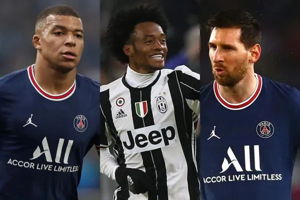 Juan Guillermo Cuadrado hizo una insólita asistencia que dejó perplejos a Lionel Messi y Kylian Mbappé.