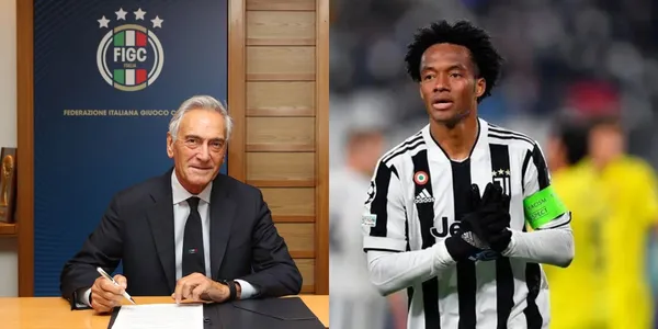 Juan Guillermo Cuadrado con impotencia vio como la Federación Italiana lo alejó de poder pelear por un título con la Juventus.