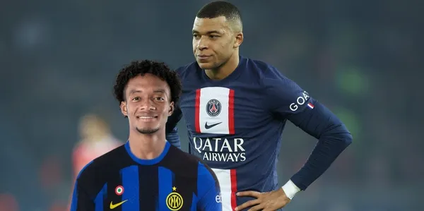 Juan Guillermo Cuadrado jugó contra el PSG de Kylian Mbappé.