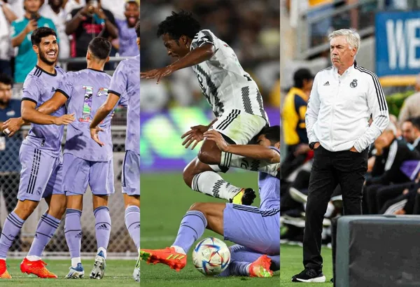 Juan Guillermo Cuadrado jugó contra el Real Madrid en un partido de pretemporada en los Estados Unidos.