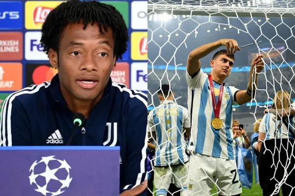 Juan Guillermo Cuadrado le envió un mensaje a Paulo Dybala tras la final del Mundial de Qatar 2022.