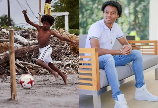 Juan Guillermo Cuadrado nació y se crió en Necoclí - Antioquia, hoy en día vive en Italia y no se ha dejado seducir por los lujos exorbitantes.