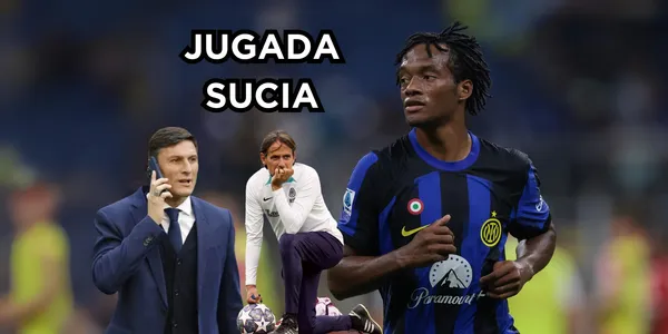 Juan Guillermo Cuadrado no la pasa nada bien en el Inter de Milán.