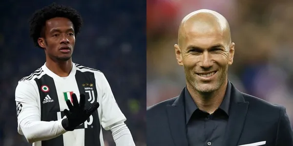 Juan Guillermo Cuadrado podría tener en la Juventus como nuevo entrenador a Zinedine Zidane.