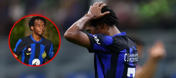 Juan Guillermo Cuadrado recibió una mala noticia en el Inter de Milán