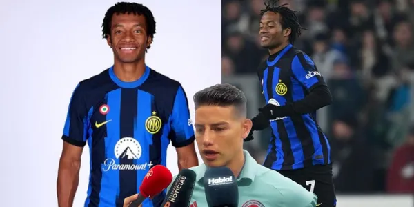 Juan Guillermo Cuadrado regresó jugar al Inter de Milán y James lo pidió en la Tricolor.