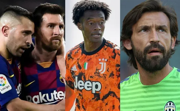 Juan Guillermo Cuadrado se enfrentó a FC Barcelona y mira lo que pasó con Pirlo que le podría bajar el pulgar por este jugador.