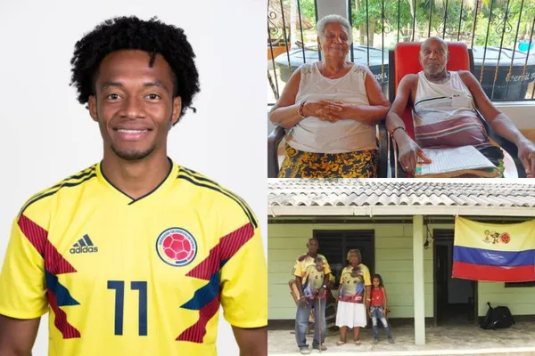 Juan Guillermo Cuadrado jamás se ha olvidado de sus raíces, de donde viene y le retribuye mucho a sus abuelos en Colombia.