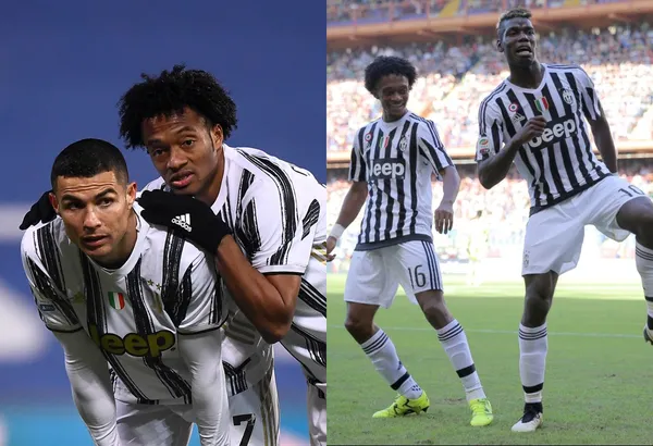 Juan Guillermo Cuadrado se hizo viral en un junte que tuvo Italia con Paul Pogba.