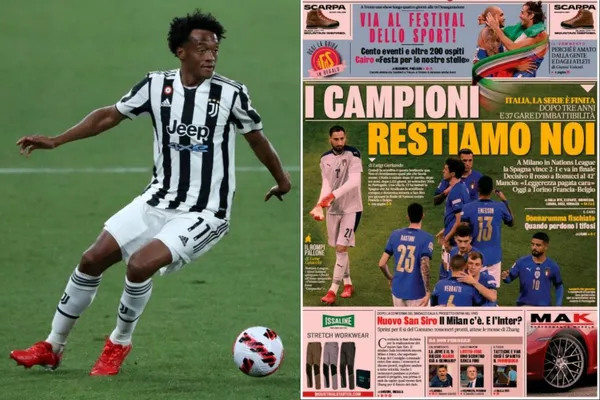 Juan Guillermo Cuadrado tiene un presente complicado en la Juventus y la Gazzetta dello Sport filtró algunas de sus opciones.