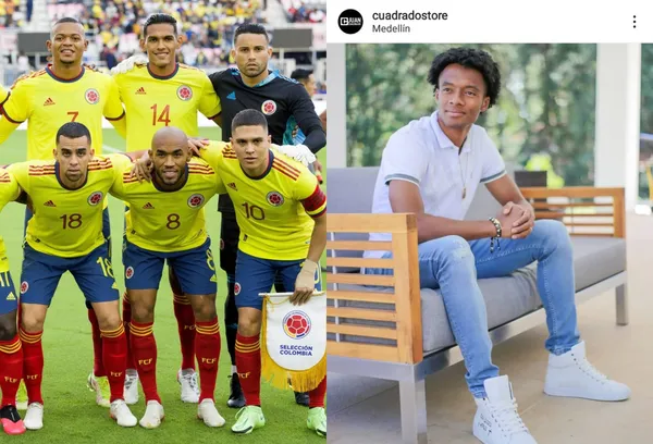Juan Guillermo Cuadrado tiene una tienda de ropa y un compañero de la Selección Colombia le hace competencia.