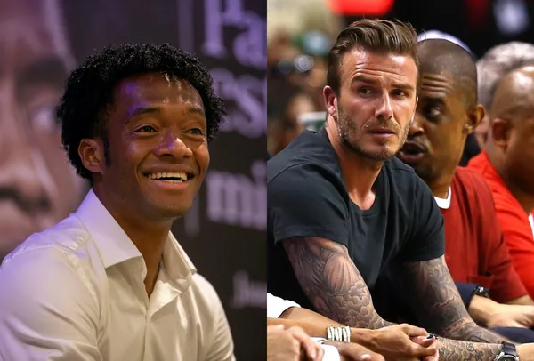 Juan Guillermo Cuadrado tuvo un gesto en Colombia que hizo recordar a David Beckham.