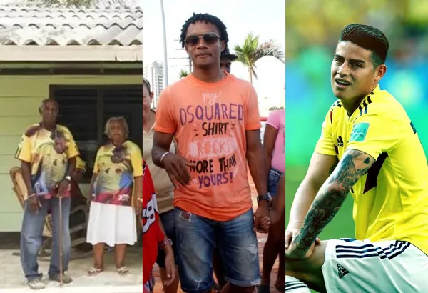 Juan Guillermo Cuarado y James Rodríguez son dos jugadores colombianos que no olvidan de dónde vienen.