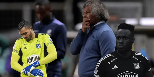 Juan Moreno tuvo una noche para el olvido en el partido contra Santa Fe, aspecto que llevó a sus hinchas a extrañar a Álvaro Montero.