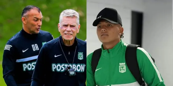 Juan Pablo Torres pese a ser una de las promesas de Atlético Nacional está borrado por parte de Paulo Autuori.