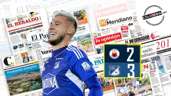 Juan Pablo Vargas de Millonarios- Fotos: Transfermarkt, redes Millonarios, Colombia.com