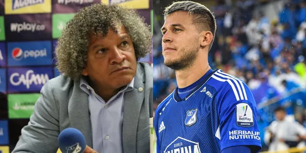 Juan Pablo Vargas no le da la mejor noticia a Alberto Gamero.