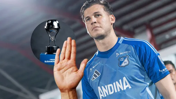 Juan Pablo Vargas y la Copa Sudamericana Foto: MFC, Conmebol y Pexels