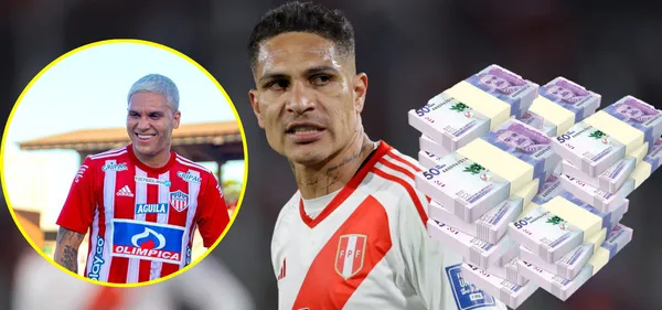 Juanfer ganaba mil millones en Junior FC y el salario de Paolo Guerrero en Perú