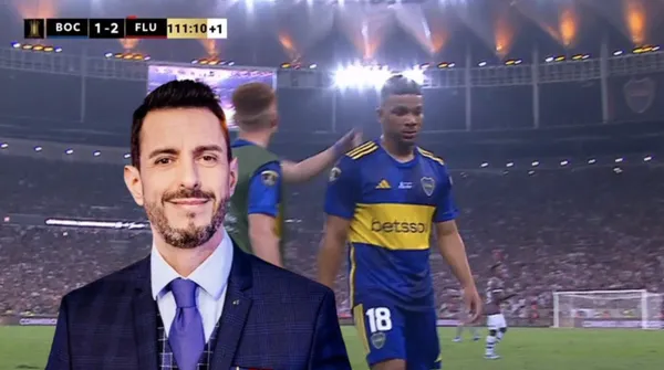 Jugador colombiano terminó expulsado ante Fluminense en la final de la Copa Libertadores.