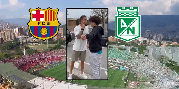 Jugador del FC Barcelona. Foto captura de pantalla Noticias Telemedellín y Caracol Radio