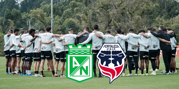 Jugadores de Atlético Nacional en Guarne. Foto tomada de Twitter Nacional.