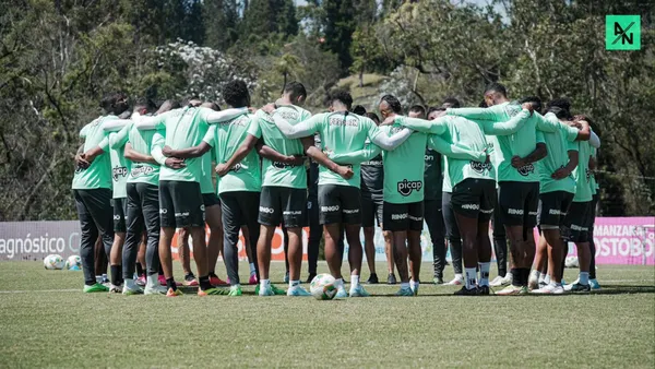 Jugadores de Atlético Nacional. Foto: redes de Atlético Nacional.