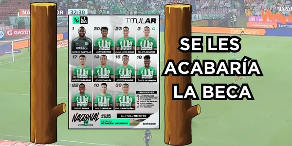 Jugadores de Atlético Nacional. Foto tomada de Twitter Nacional.