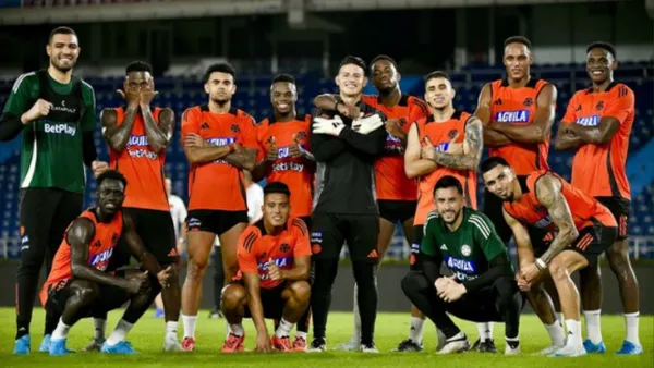 Jugadores de la Selección Colombia. Foto: redes de Selección Colombia.