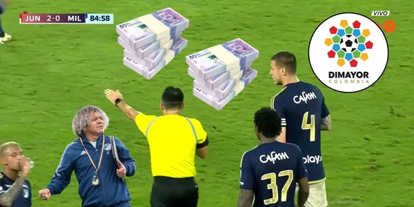 Jugadores de Millonarios FC en Barranquilla