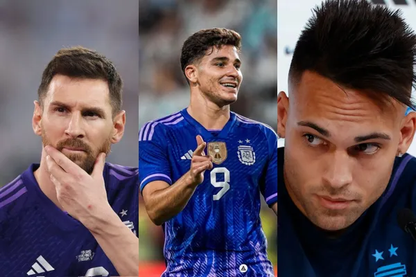 Julián Álvarez le dio una lección a Lautaro Martínez, en un partido donde Lionel Messi falló en una jugada que era importante para Argentina.