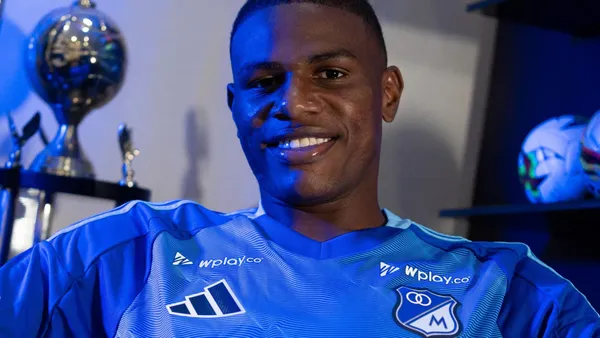 Julián Angulo es el cuatro fichaje de Millonarios para 2026 - X @MillosFCoficial