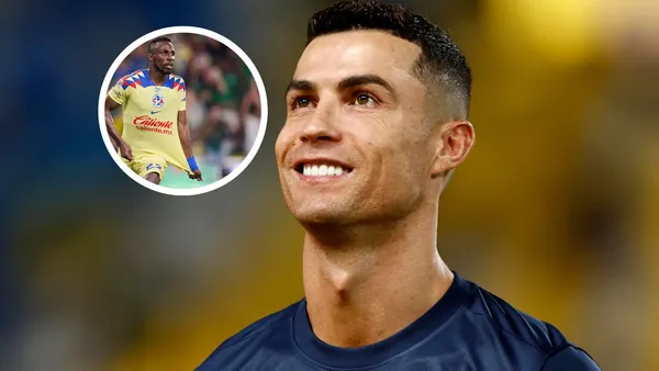 Julián Quiñones y Cristiano Ronaldo Foto: Marca