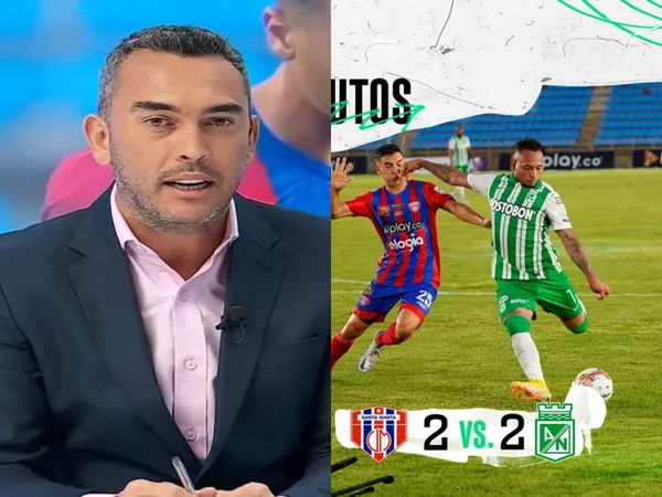 Julián Téllez desde Win Sports dejó un importante dato para Atlético Nacional tras lo visto contra el Unión Magdalena.