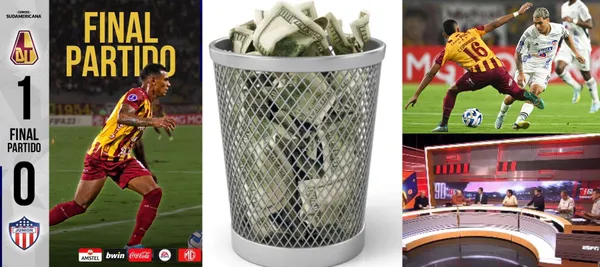 Junior de Barranquilla fue eliminado por el Deportes Tolima en la Copa Sudamericana