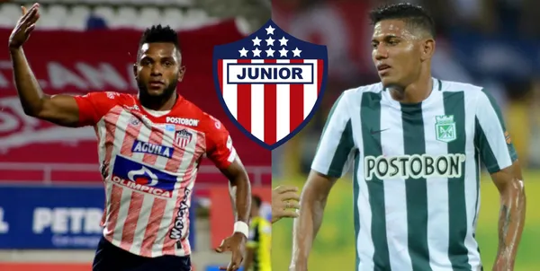 Junior de Barranquilla piensa dar el batacazo y fichar a Alexander Mejía, ex Atlético Nacional, para que se vuelva a ver con Miguel Ángel Borja