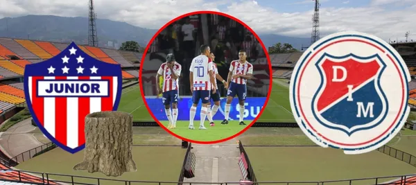 Junior de Barranquilla está perdiendo por la mínima ante Independiente Medellín