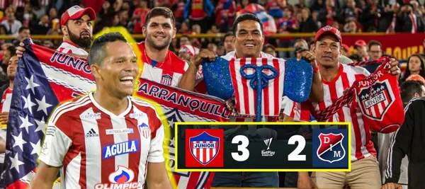 Junior de Barranquilla ganó 3-2 ante Independiente Medellín en la primera final del FPC