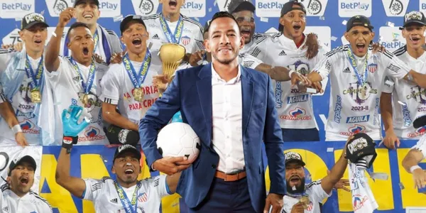 Junior dió la vuelta olímpica en el Atanasio Girardot