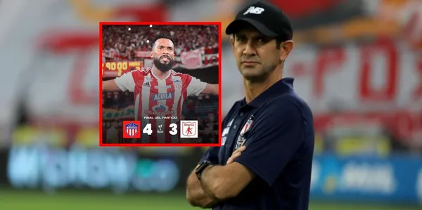 Junior FC bajo el mando de Arturo Reyes le ganó al América de Cali en una remontada, a Reyes le pusieron un nuevo apodo en las redes sociales