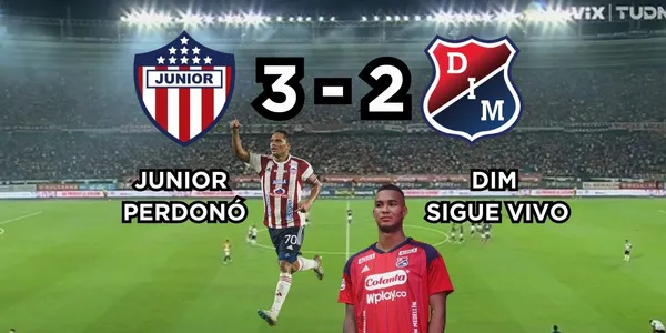 Junior FC le ganó por la mínima en la ida al DIM.