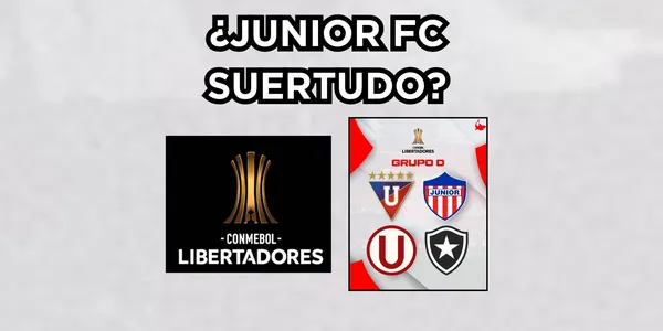 Junior FC ya sabe contra quienes van en Libertadores. Foto tomada de Junior FC en Twitter.