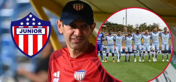 Junior los mira por encima del hombro y lo que hizo DT Reyes previo vs Fortaleza (Fotos tomadas de Gol Caracol)