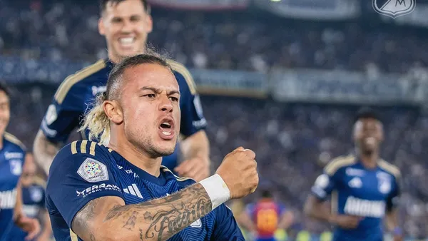 Junior va con todo por Millonarios: Farías promete un partido intenso. Foto: Instagram