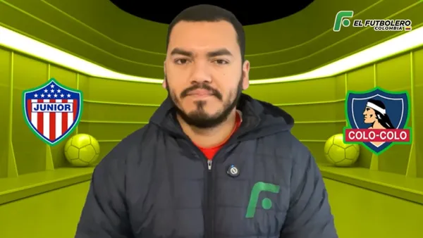 Junior vs Colo-Colo Foto: Captura de El Futbolero