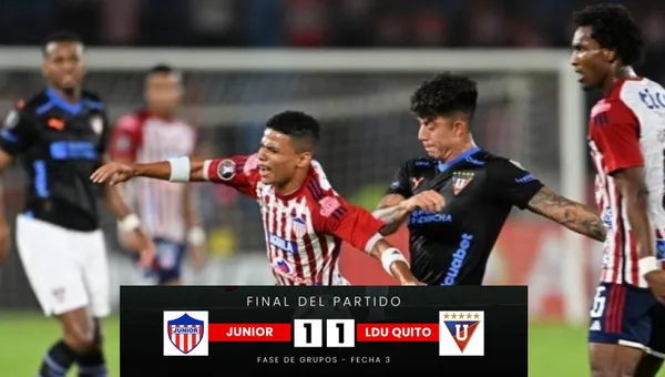 Junior vs Liga de Quito Copa Libertadores- Fotos: Redes Junior y Futbolred