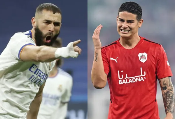 Karim Benzema acaparó todos los flashes a nivel mundial al golear y eliminar al PSG, James Rodríguez desde la distancia habría tenido sus sentimientos encontrados.