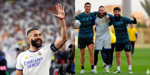 Karim Benzema le lanza una sorpresiva noticia al fútbol de Arabia Saudita.