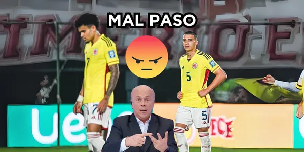 Kevin Castaño dio un mal paso y Carlos Antonio Vélez le mandó unos sablazos.